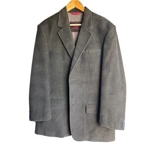 Vintage Brown Corduroy Blazer Suit Jacket Sports Coat Professor Rockabilly Sz L
